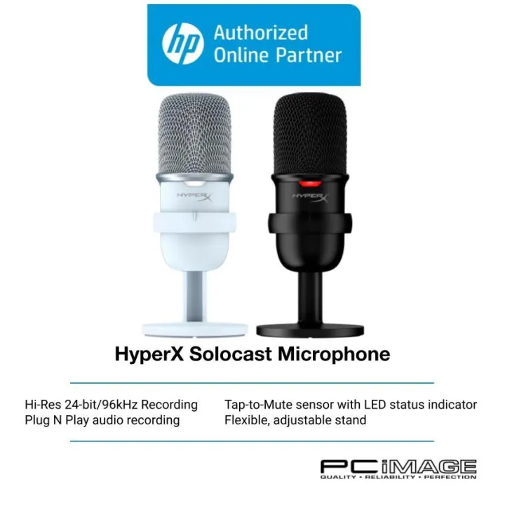 HYPERX Solocast USB Microphone for Streamers and Content Creators