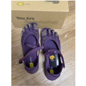 Vibram Five Fingers Womens V-Soul Sneaker sports functional shoes training yoga Black Training Fitness Anti-Slip Shoe (Increase a size)