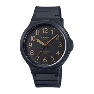 CASIO ORIGINAL - CASIO MW-240-1B2 - MEN - Black - Strap Rubber - Jam dunia JD18ST # Jam Tangan Pria Cowok Anti Air Digital Analog + CASIO MW 240 1B MW-240 240 MW240 MW-240-1B $ WR5 STR SD7 HT7