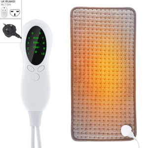 Agdoad Electric Therapy Heating Blanket Thermal Microplush Heat Mat Neck Waist Back Warmer Wrap Menstrual Pain Relief 60x30cm