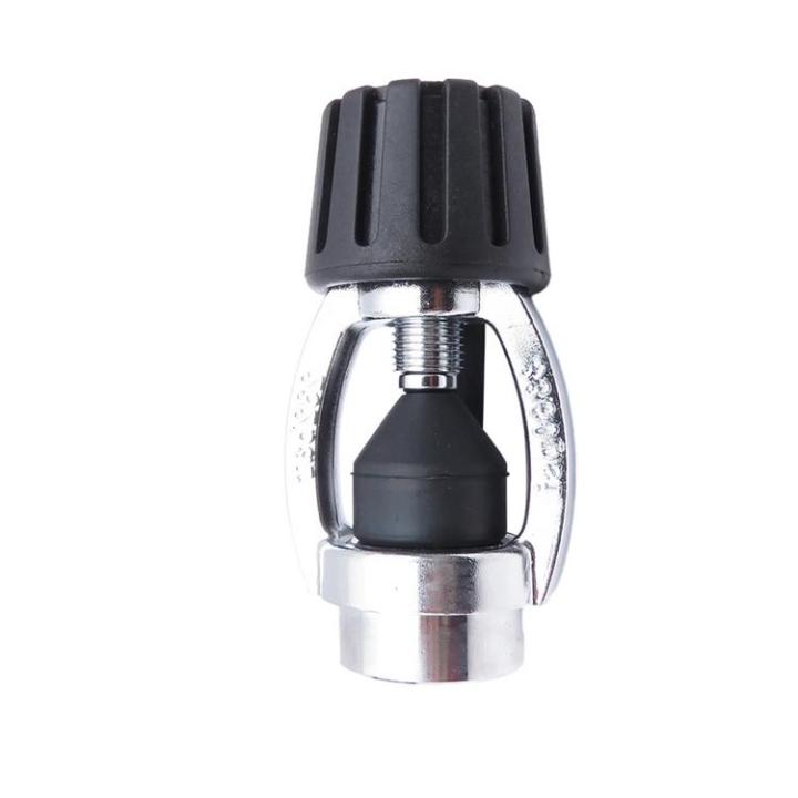 Adaptateur DIN Vers Yoke Pour Bouteille Plongée - Insert Valve - Cuivre Chromé - Joint Torique