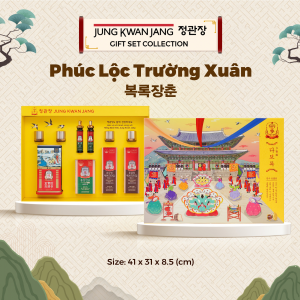 PHÚC LỘC TRƯỜNG XUÂN | Hộp Quà Tặng Hồng Sâm Cao Cấp KGC Jung Kwan Jang