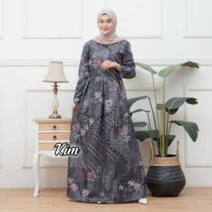 Gamis Batik Wanita - Dress Batik Katun Micro - Batik IFA