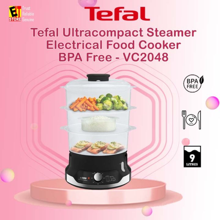 Tefal Steamer Electrical Food Cooker (BPA Free) (VC2048