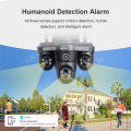 LS VISION 7K 15MP 3 PTZ Lens WIFI CCTV Camera Humanoid Detection Automatic Tracking Bluetooth Security Camera IP66 Waterproof Outdoor Full Color Night Vision Two-Way Audio IP Cameras. 