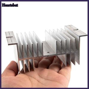 [Heartsbat] Rơ Le trạng thái rắn một pha nhôm Rơ Le tản nhiệt SSR Đế tản nhiệt 50*125*70mm