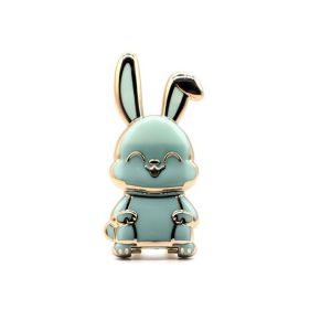 LAPBR Cartoon For Cell Phone Smartphone Support Lazy Ring Buckle Cellular Support 3D Folding Mobile Phone Holder Phone Stand Rabbit Ring Bracket Pull Rod Support
