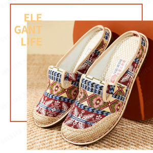Comfort Women's Handmade Burlap Shoes