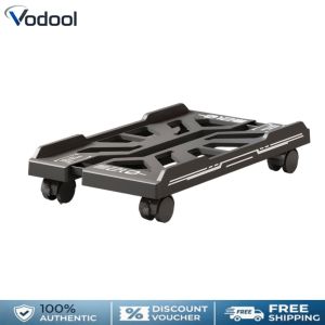 Adjustable Mobile CPU Stand Under Desk Computer Tower Stand with Caster Wheels CPU Tower Holder for Gamers and Students