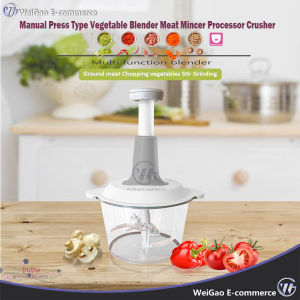 Manual Press Type Vegetable Blender Meat Mincer Processor Crusher