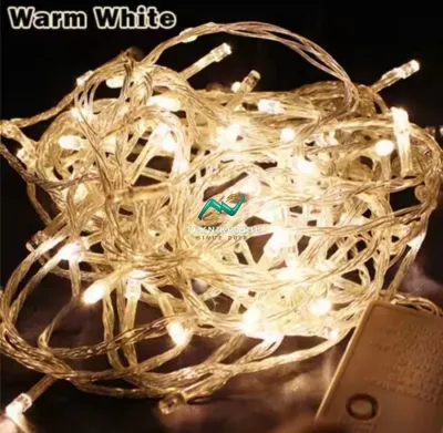 Lampu Tumblr Natal RGB 10m Hias Rainbow Warm White Pink Biru LED String Warna Warni disco Dekorasi