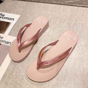 [Free Shipping] New womens fashionable casual summer beach shoes waterproof non-slip versatile flip-flops