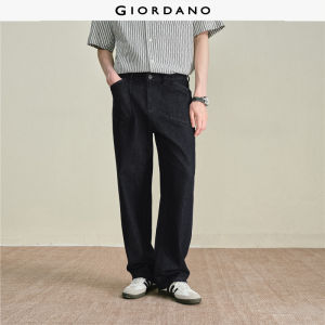 Giordano Men 100% cotton five-pocket mid rise washed denim jeans Free Shipping 18116804