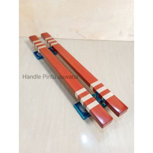 Handel Handle Pintu Rumah Minimalis Motif List Cincin 33 cm warna Natural Gagang Tarikan pintu rumah modern stenliss anti karat Grosir