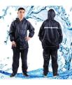 DHD Raincoat Terno Water Resistant in the Dark Stripe (Makapal). 