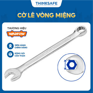 Cờ lê vòng miệng Wadfow kích thước 6-32mm chiều dài 100-404mm chất liệu thép CRV cao cấp mạ chrome đánh bóng - Thinksafe