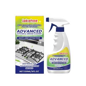 Jakehoe Kitchen Cleaner Oil Cleaning Gentle Home Care Stove Oil Removal Descaling Foam Type