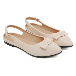 [JY] summer fashion style simple fashion pointed toe leather flat sandal  shoes for women