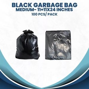Black Garbage Bag || MAKAPAL || Small  Medium Large XL XXL || set of 100 pcs