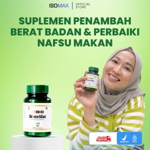 Nutrifat Suplemen Makanan Penambah Nafsu Makan | Bantu Penyerapan Nutrisi Makanan | Bantu Menambah Berat Badan