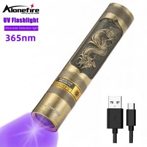 Alonefire SV65 365nm UV Flashlight LED Blacklight Torch Portable For Detector Dog Urine Pet Stains
