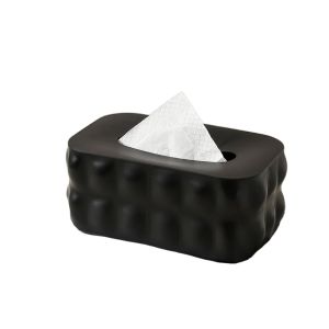 BEBA Simplicity Toilet Tissue Box with Cover Multi-purpose Napkin Box Miscellaneous Organizer Decorative Paper Storage Holder Home Use