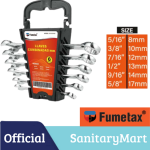 Fumetax Kunci Ring Pas Set 6pcs 8mm - 17mm High Quality