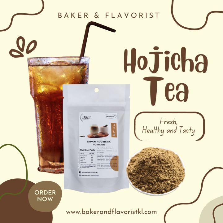 Premium Japan Hojicha Powder |Roasted hojicha 日本の焙茶 煎茶 Shizuoka Green Tea Serbuk Teh Houjicha Uji Matcha Baking
