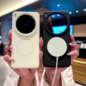 Ốp điện thoại silicone lỏng phù hợp cho Vivo X200Pro X200 ProX200 Ultra X200Ultra X200s hút từ tính bảo vệ ốp lưng mờ chống vân tay chống sốc