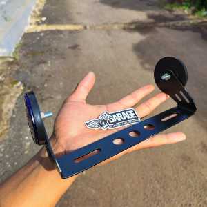 dudukan plat nomer belakang set mata kucing BIRU braket plat no variasi universal semua motor plat kualitas bagus