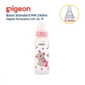 BOTOL SUSU PIGEON 240ML DOT PERISTALTIC ULIR