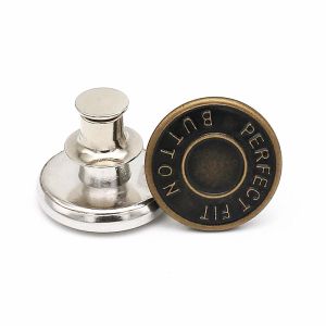 GL Korean Fashion Punched Pants Hook Adjustable Waist Buckle Loose Buckle Button DZ-406