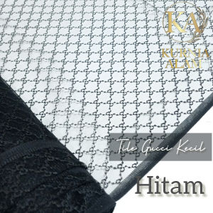 Kain Tile Tulle Tila Motif Gucci per 100cm Lebar 150cm Bahan Halus Jatuh