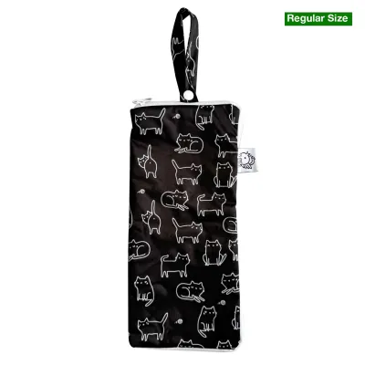 FLOCK THREE Umbrellas Bag Carry Bag Portable Reusable Wet Umbrella Sleeve Folding Cover Waterproof Pouch Case for Storage Travel Home Outdoor