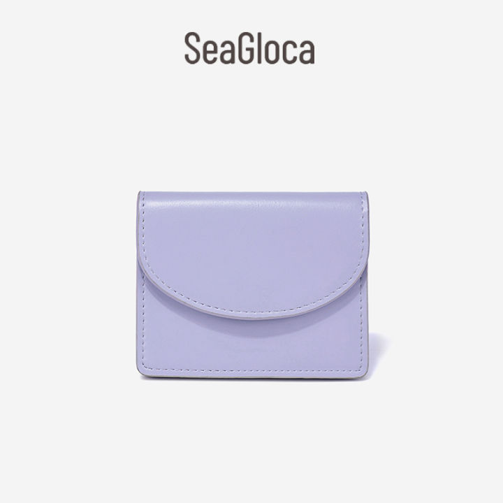 Seagloca Dompet Koin Warna Solid Sederhana Korea Untuk Wanita No 1494