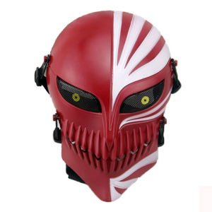 Chiến thuật chết Kurosaki Ichigo tẩy trắng sọ mặt nạ chiến tranh ngoài trời paintball halloween cosplay đầy đủ mặt nạ bảo vệ