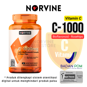 VITAMIN C 1000 mg NORVINE USA BPOM 60 TABS