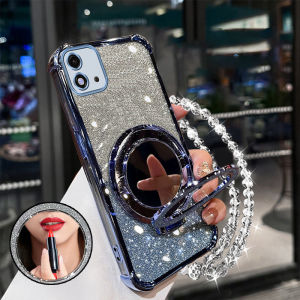 [3 in 1] เคสสำหรับ Realme c11 2021 เคสศัพท์ realme c11 2020 เคสศัพท์ realme c20 เคสซิลิโคนกันกระแทก ดีไซน์ใหม่สวยงาม มีเชือกคล้อง กระจกแต่งหน้าพร้อมที่ยึด SJSFHZJ01