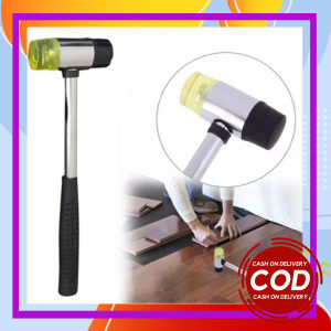 Palu karet Rubber Hammer Hand Mallet Double Face Bahan Karet dengan Gagang Anti Slip