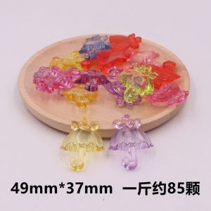 Free Shipping Cartoon Small Earphone Acrylic Crystal Transparent Pendant Amusement Park ChildrenS Claw Machine Toy Animal Blind Accessory
