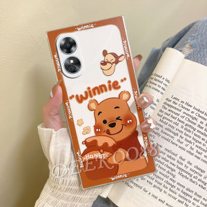 2022ใหม่ OPPO A17 A77S A57 A96 A76 4G A77 5G Reno 8 8Z 8Pro 7 7Z 7Pro น่ารักน่ารักการ์ตูนสตรอเบอร์รี่หมีมาร์ทโฟน TPU Softcase โทรศัพท์ป้องกันกรณีปกหลัง Reno8 Reno7 Z Pro OPPOA17