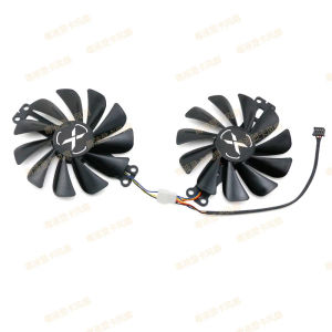 2025For the new XFX Xunjing RX 6600 Black Wolf Edition 6600xt Overseas Edition V2 oc Graphics Card Cooling Mute Fan