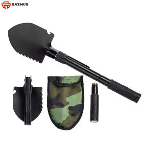 REVO Small Folding Engineer Shovel Outdoor Multifunctional Shovel Tool