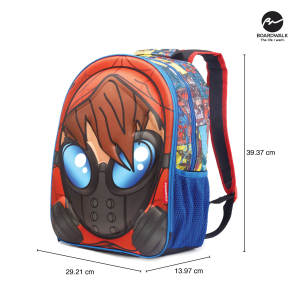 Boardwalk Spydrhood School Boys Backpack with spiderman character design
