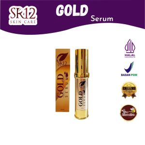 GOLD SERUM SR12 / SERUM ANTI AGING / MENGENCANGKAN KULIT WAJAH / BPOM AMAN HALAL