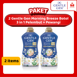 Twin Pack Gentle Gen Morning Breeze 3in1 Pelembut + Pewangi