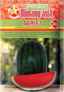 Benih Semangka 3N SERI F1 20 Gram Cap Bintang Asia PT Benih Citra Asia Toleran virus FW GSB DM Cocok untuk Dataran Rendah - Menengah