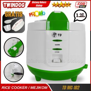 Rice Cooker / Mejikom Mini TD MC-102 PL Anti Lengket Berkapasitas 1.2Liter / Rice Cooker Mini / Panci Listrik Serbaguna
