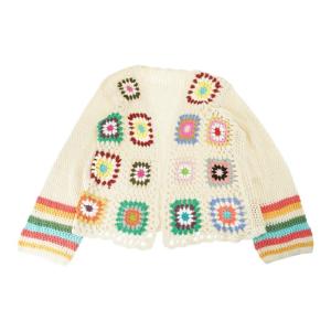 Womens Summer Long Sleeve Cardigan Hollow Out Crochet Knit Cardigan Sweater Cover Up Open Front Beach Shrug Coat Gifts