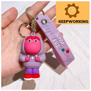 KEEP WORKING Children Keychain Disney and Pixar Sadness Fear Anger Disgust Joy Plastic Party Gift Birthday Gift 1pcs